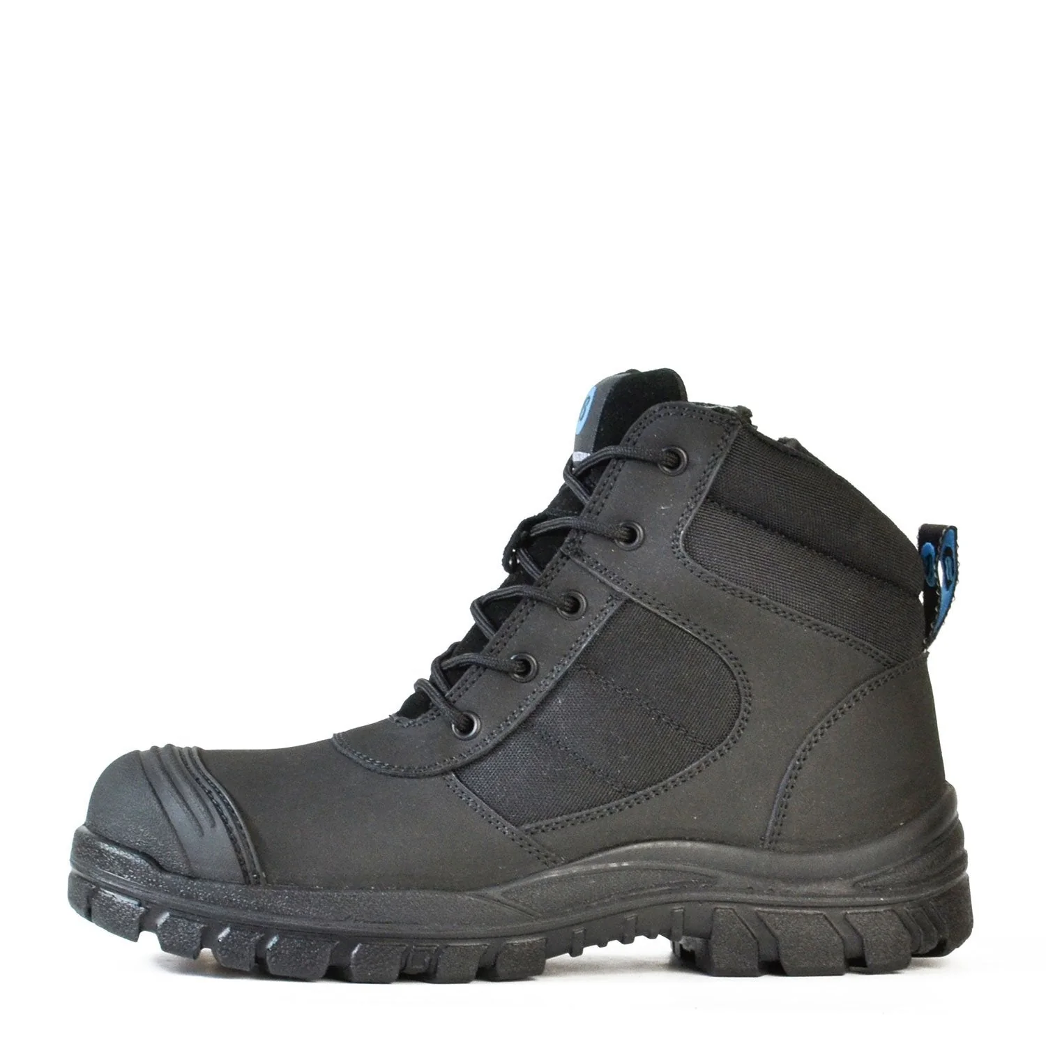 Bata Zippy LaceUp with Zip Safety Boot (804-66641) - Image 4