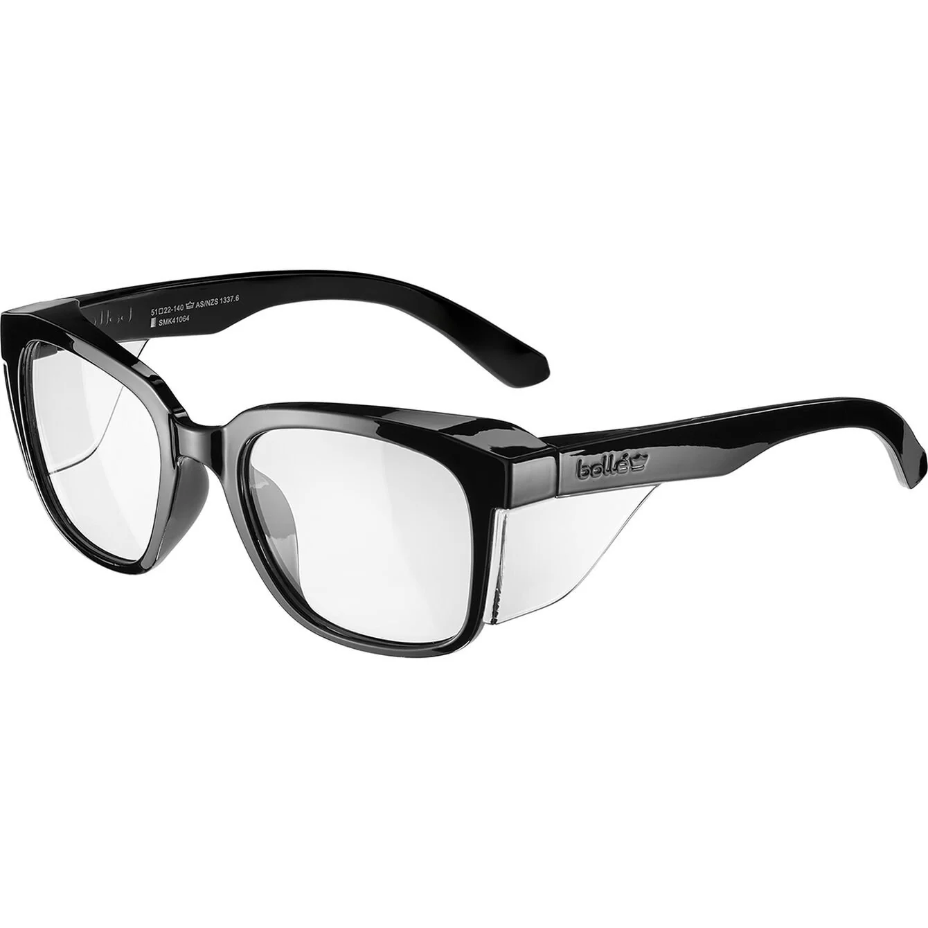Bolle Safety STKS 410 Clear Safety Glasses, Black-(STK41N10A) - Image 2