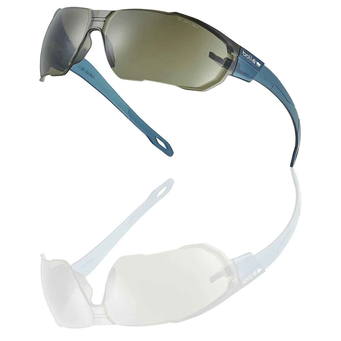 Bolle Safety Swift Smoke Safety Glasses-(SWIFTN20A) - Image 4