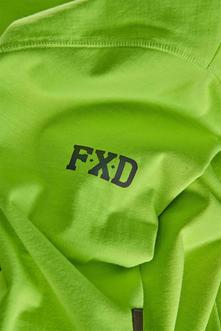 FXD Workwear Bonded Membrane Fleece Hoodie (WF1) HIVIS - Image 12