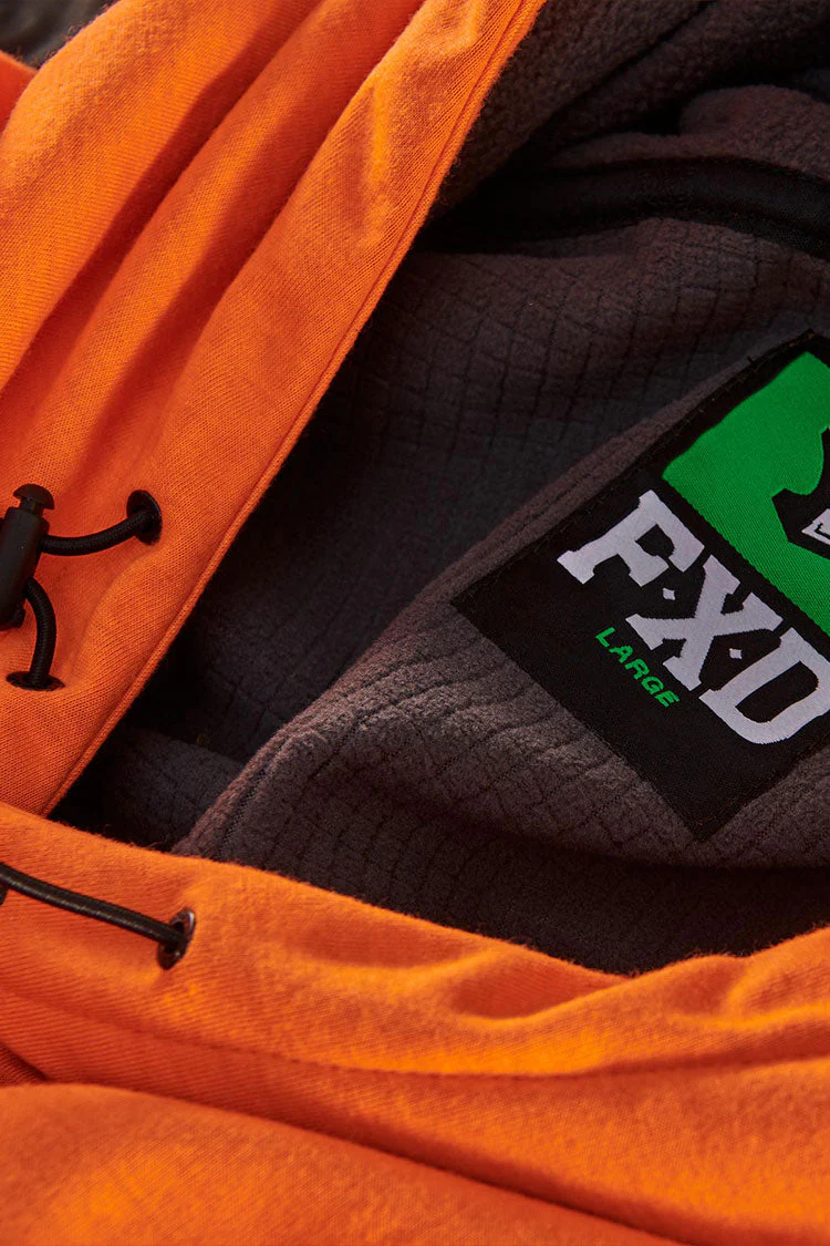 FXD Workwear Bonded Membrane Fleece Hoodie (WF1) HIVIS - Image 3