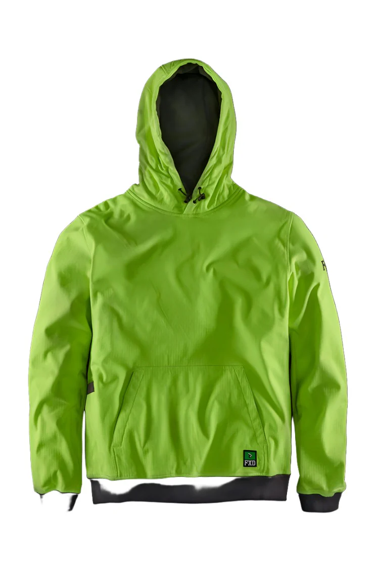FXD Workwear Bonded Membrane Fleece Hoodie (WF1) HIVIS - Image 7
