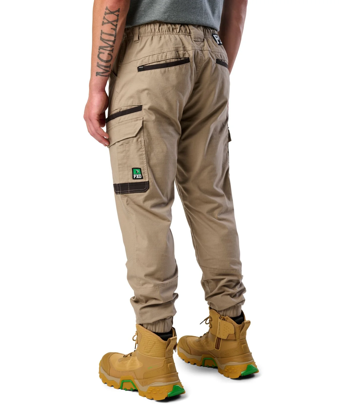 FXD Workwear Cuffed Elastic Waist Stretch Ripstop Pant (WP12C) - Image 3