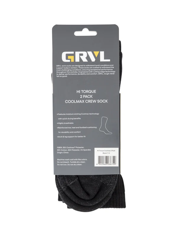 GRVL Hi Torque Coolmax 2 Pack Sock (GRVLS4) - Image 3