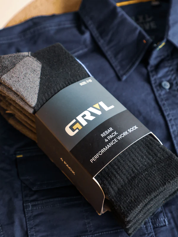 GRVL Rebar Sorbtek Performance 4 Pack Sock (GRVLS5) - Image 4