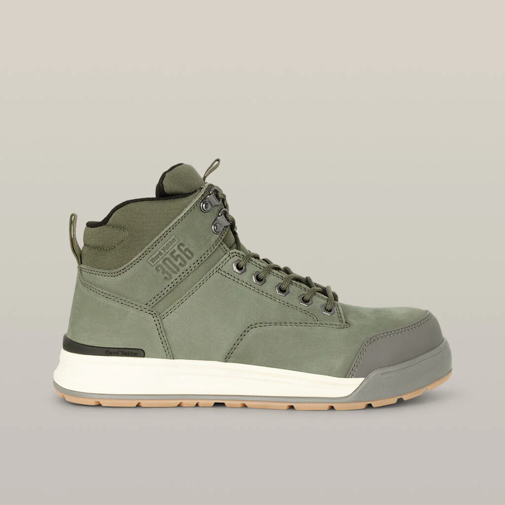 Hard Yakka 3056 Lace Up & Side Zip Steel Toe Safety Boot (Y60203) - Image 4