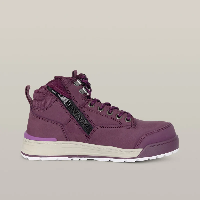 Hard Yakka Women's 3056 Lace Up & Side Zip Safety Boot (Y60250) - Image 7