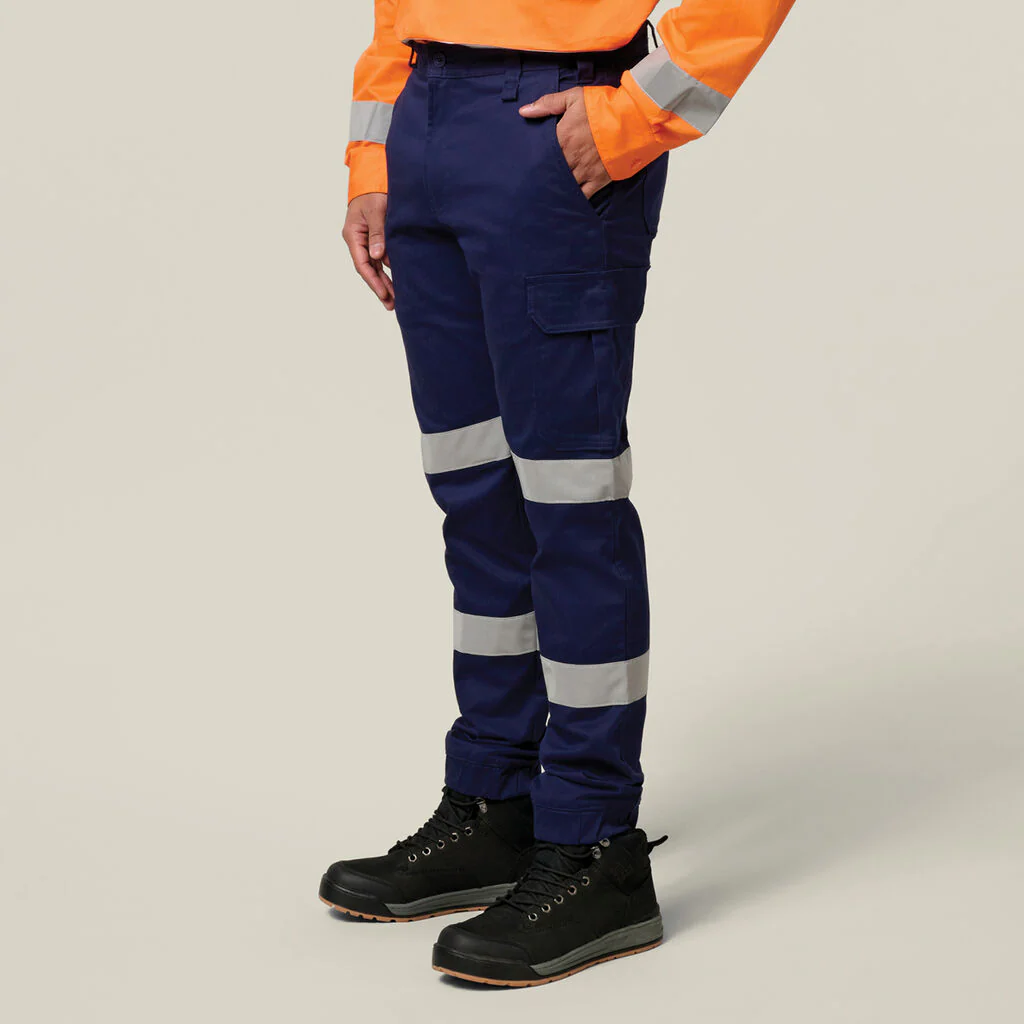 Hard Yakka Cargo Cuffed Pant With Tape (Y02411) - Image 3