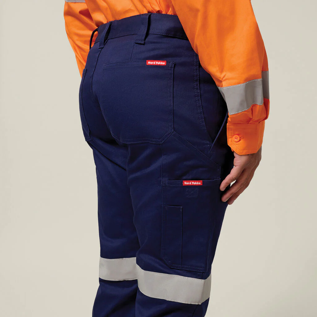 Hard Yakka Cargo Cuffed Pant With Tape (Y02411) - Image 5
