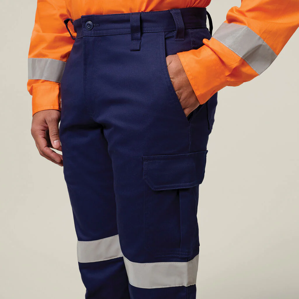 Hard Yakka Cargo Cuffed Pant With Tape (Y02411) - Image 6