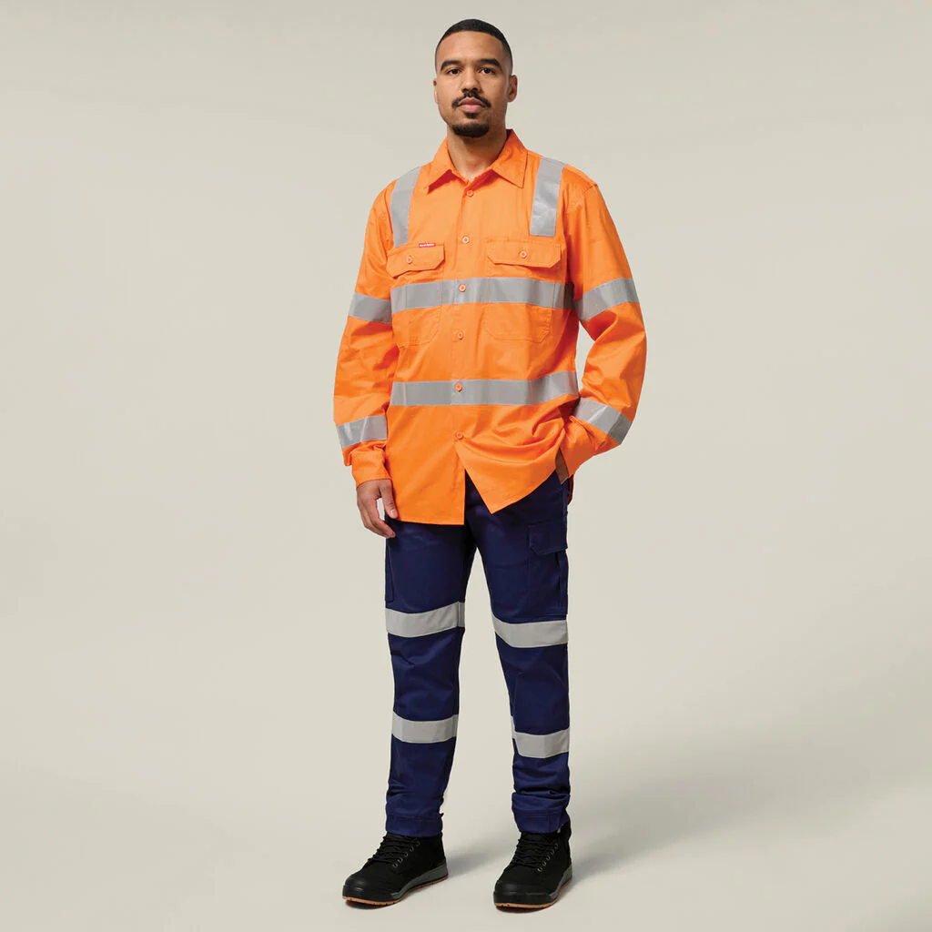 Hard Yakka Cargo Cuffed Pant With Tape (Y02411) - Image 7