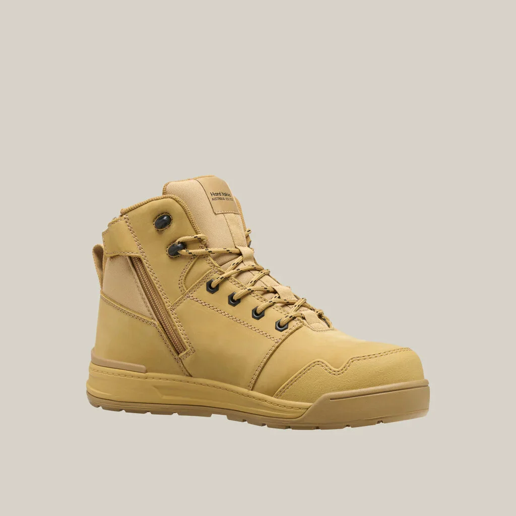Hard Yakka Evolution Lace Up & Side Zip 5 Inch Steel Toe Safety Boot (Y60122) - Image 3