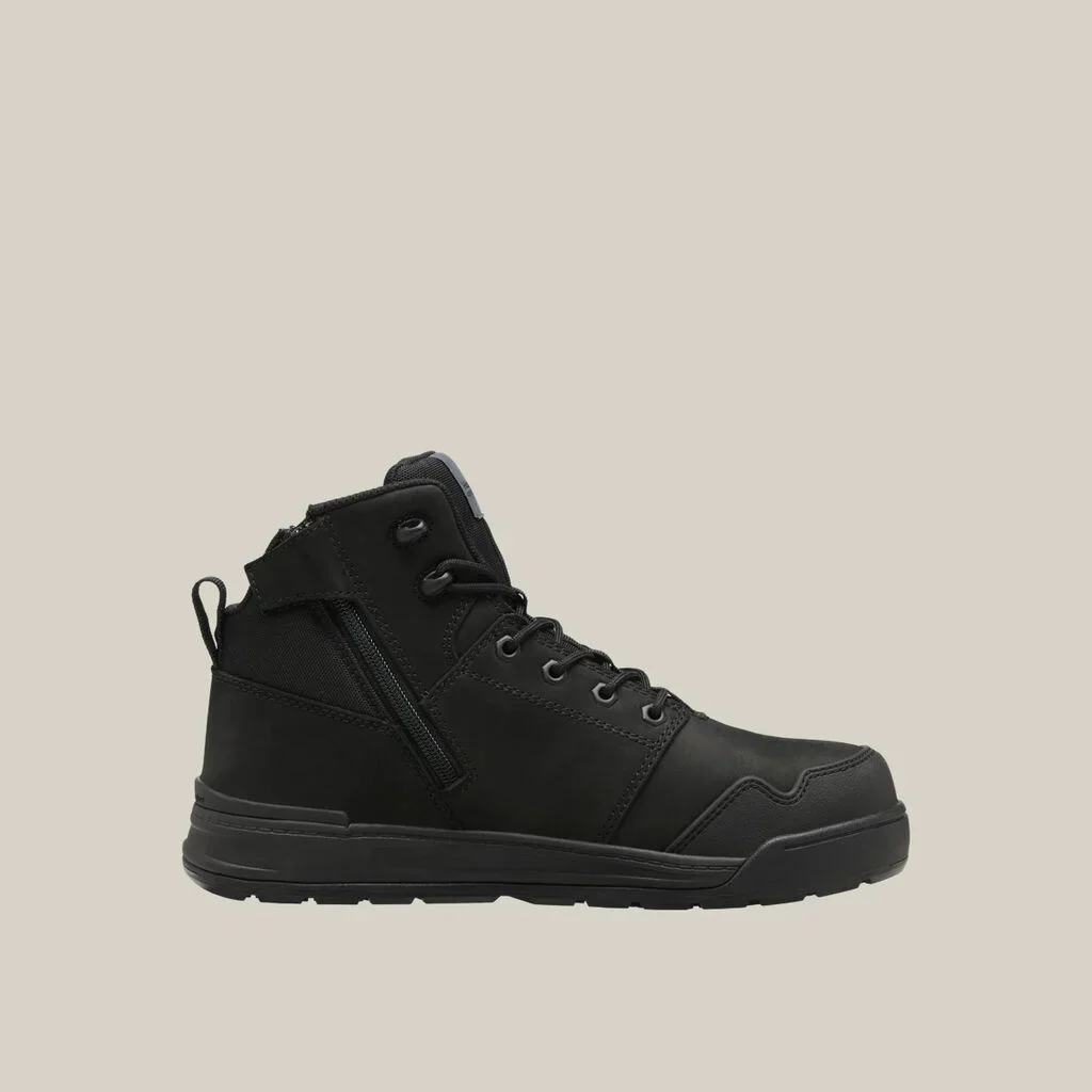 Hard Yakka Evolution Lace Up & Side Zip 5 Inch Steel Toe Safety Boot (Y60123) - Image 2