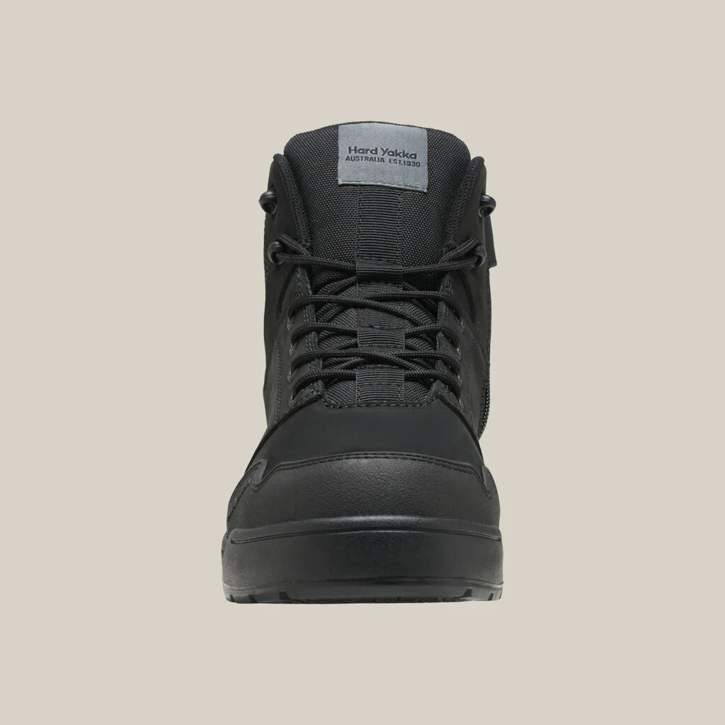 Hard Yakka Evolution Lace Up & Side Zip 5 Inch Steel Toe Safety Boot (Y60123) - Image 6