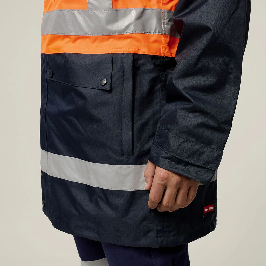 Hard Yakka Hi-Vis 4-In-1 Taped Wet Weather Jacket (Y06057) - Image 11