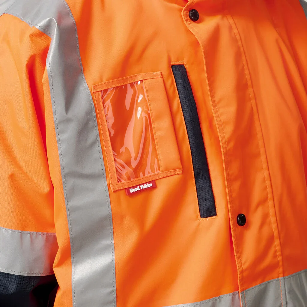 Hard Yakka Hi-Vis 4-In-1 Taped Wet Weather Jacket (Y06057) - Image 12