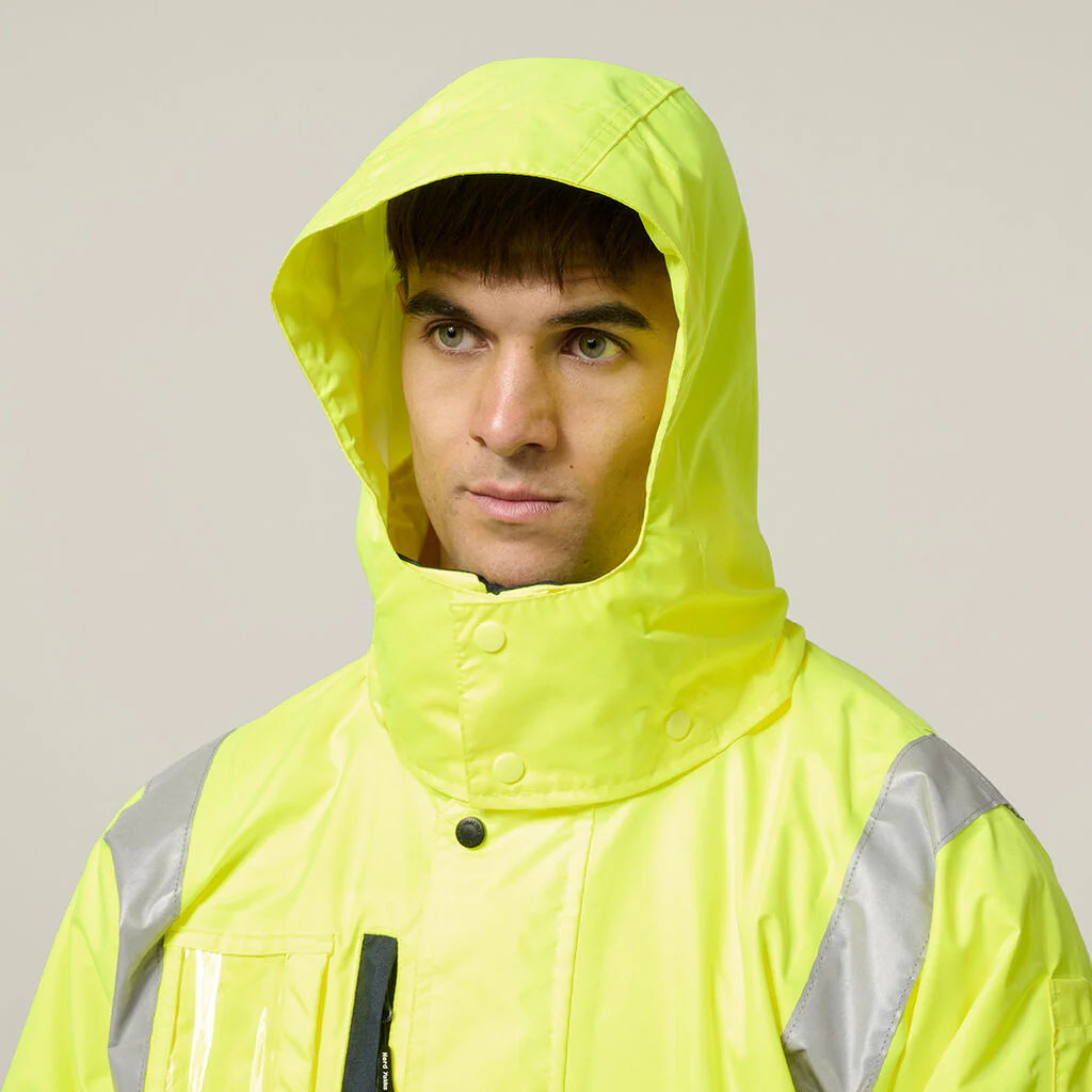 Hard Yakka Hi-Vis 4-In-1 Taped Wet Weather Jacket (Y06057) - Image 22