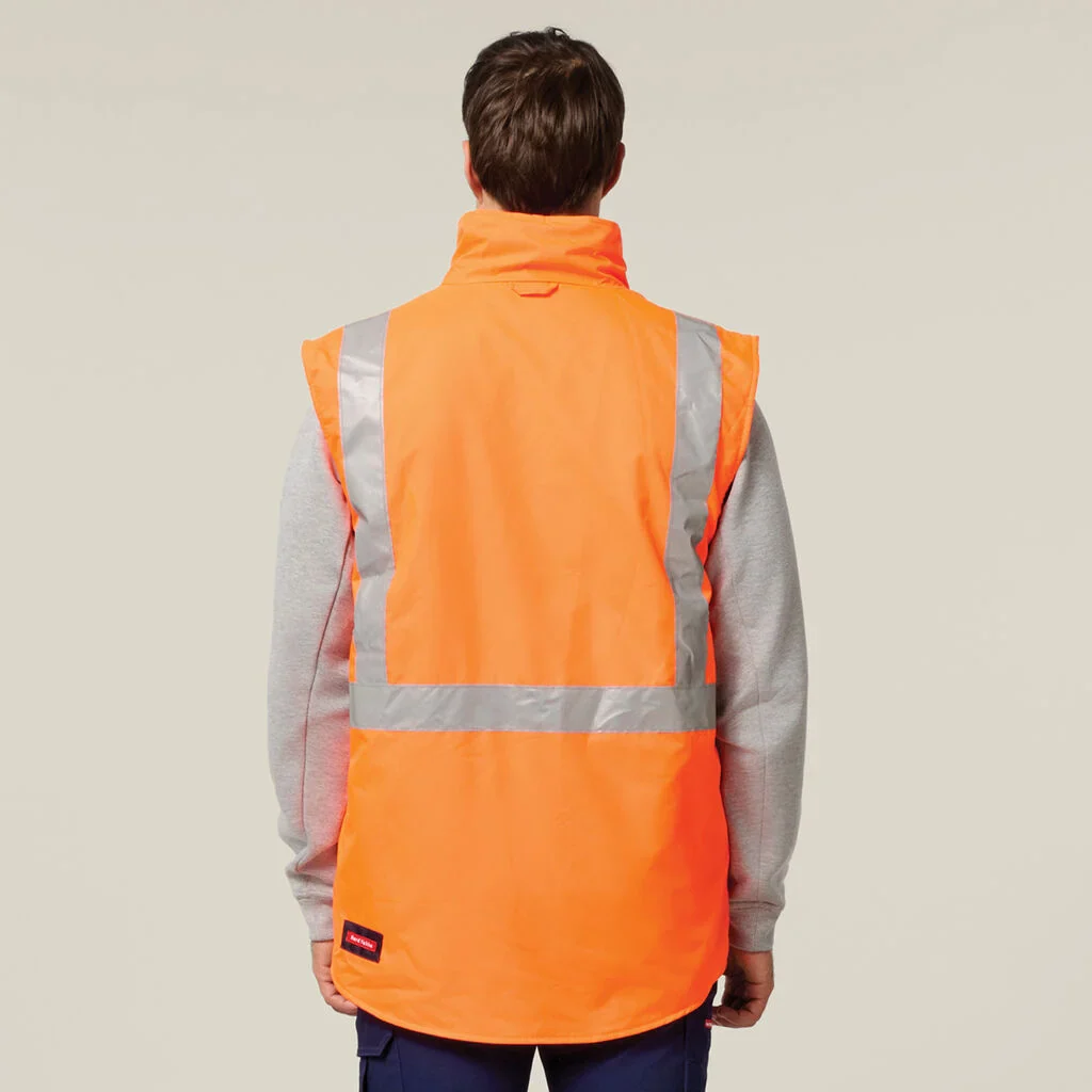 Hard Yakka Hi-Vis 4-In-1 Taped Wet Weather Jacket (Y06057) - Image 5