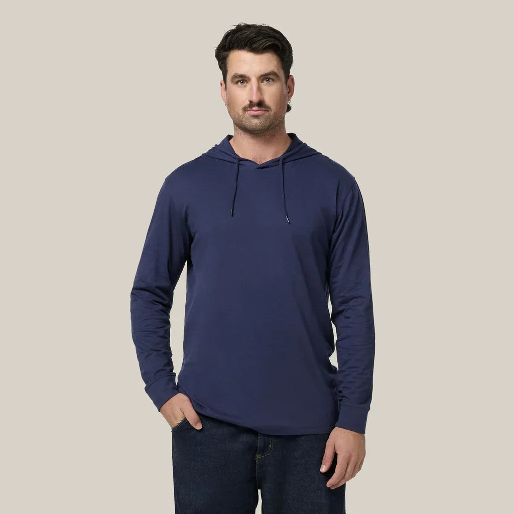 Hard Yakka Heritage Long Sleeve Tee With Hood (Y11244) - Image 15
