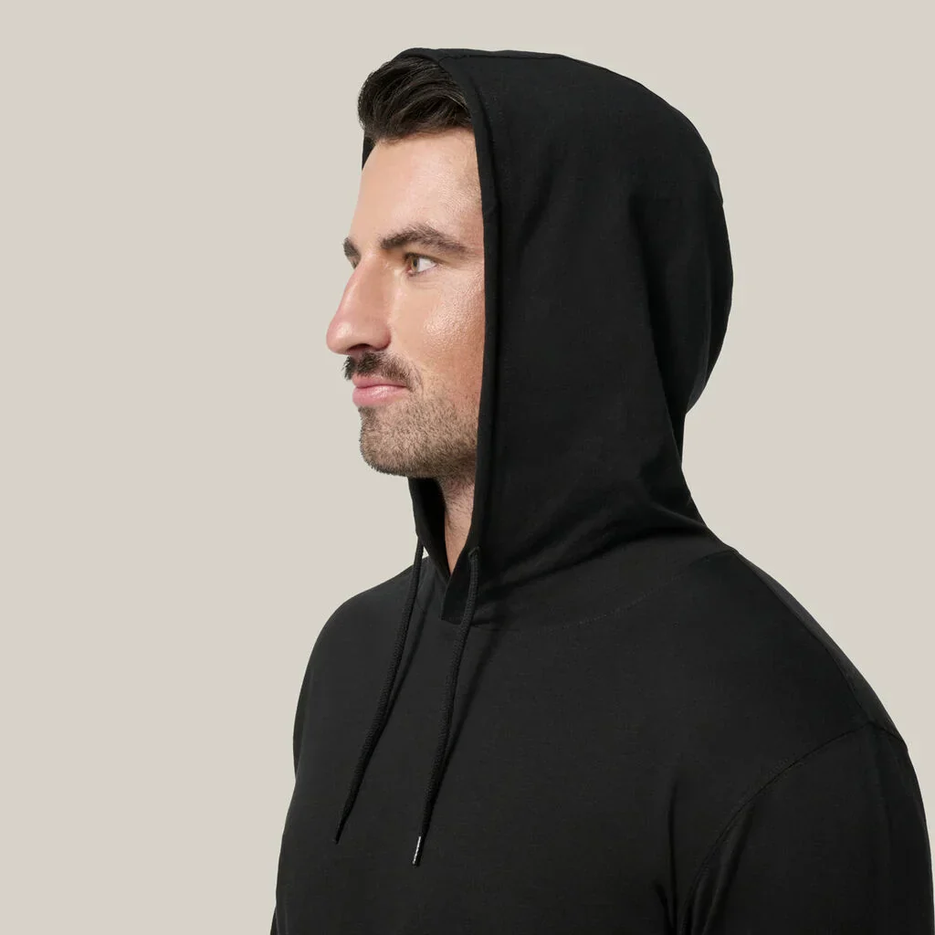 Hard Yakka Heritage Long Sleeve Tee With Hood (Y11244) - Image 7