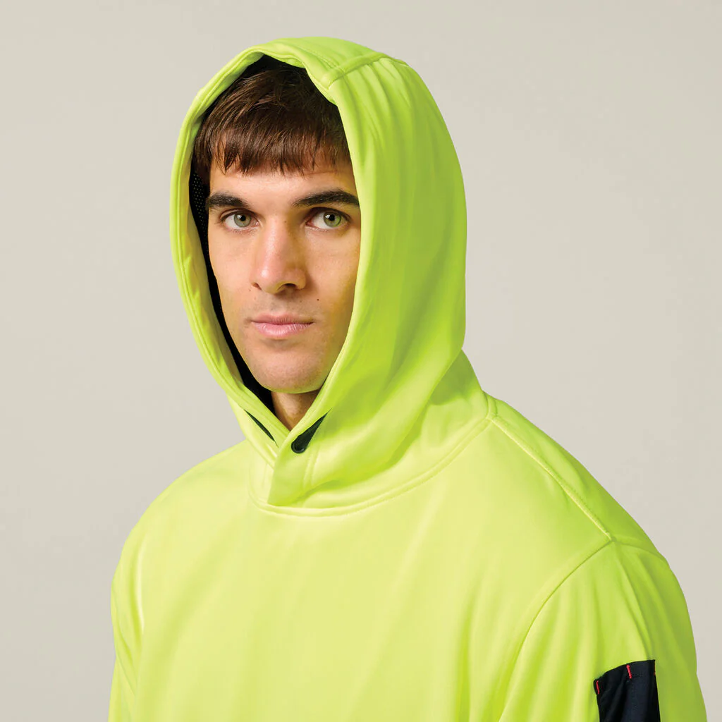 Hard Yakka Hi-vis 2 Tone Fleece Hoodie (Y19325) - Image 10