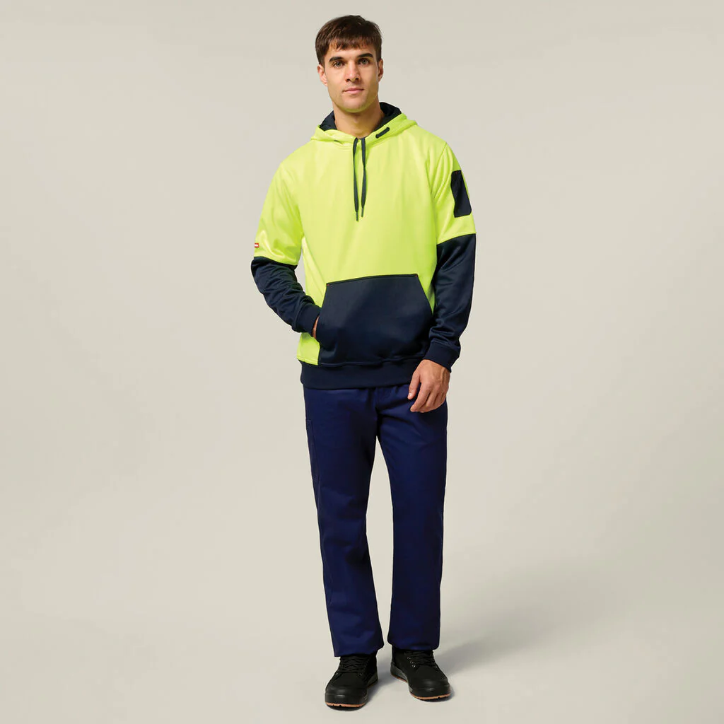 Hard Yakka Hi-vis 2 Tone Fleece Hoodie (Y19325) - Image 11