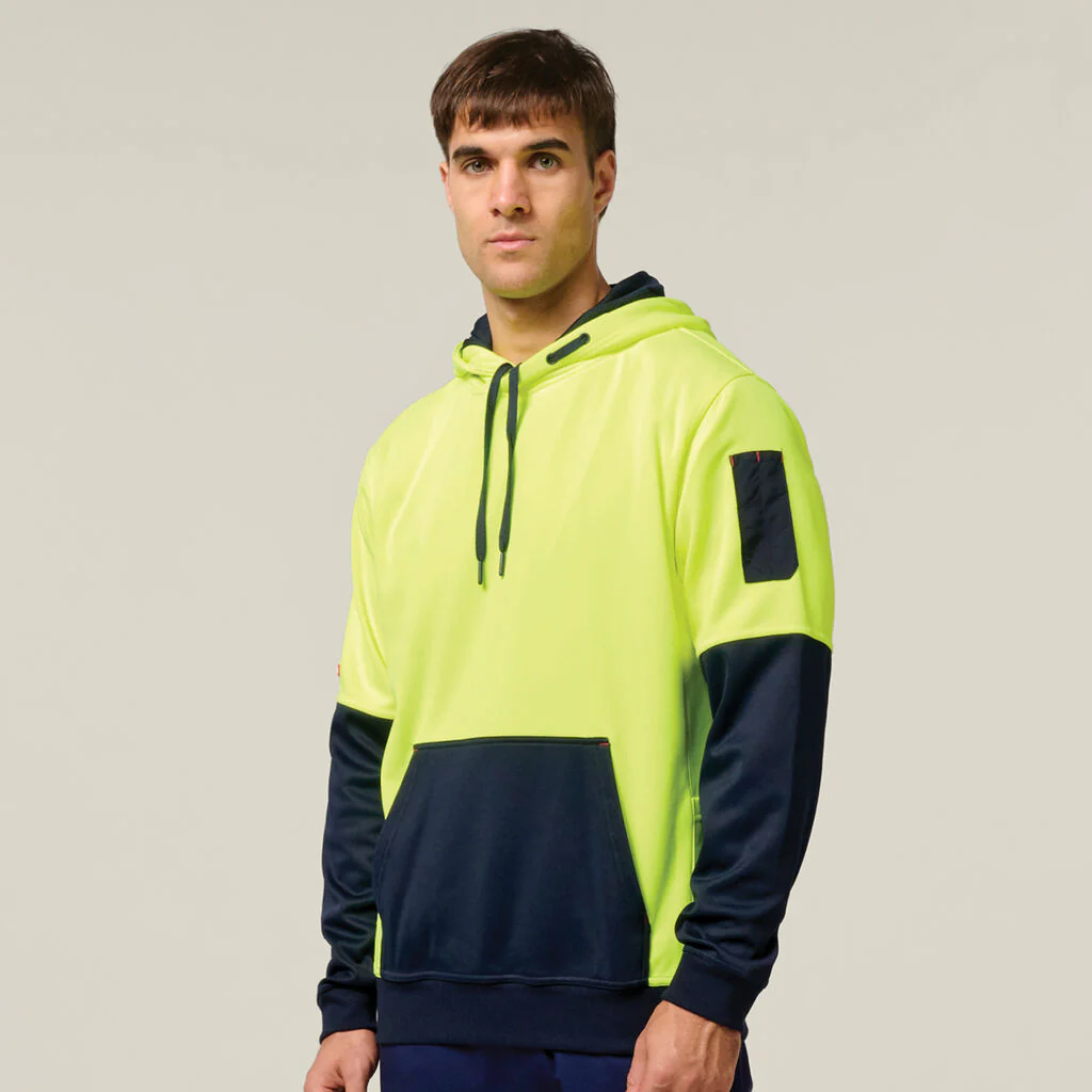 Hard Yakka Hi-vis 2 Tone Fleece Hoodie (Y19325) - Image 5