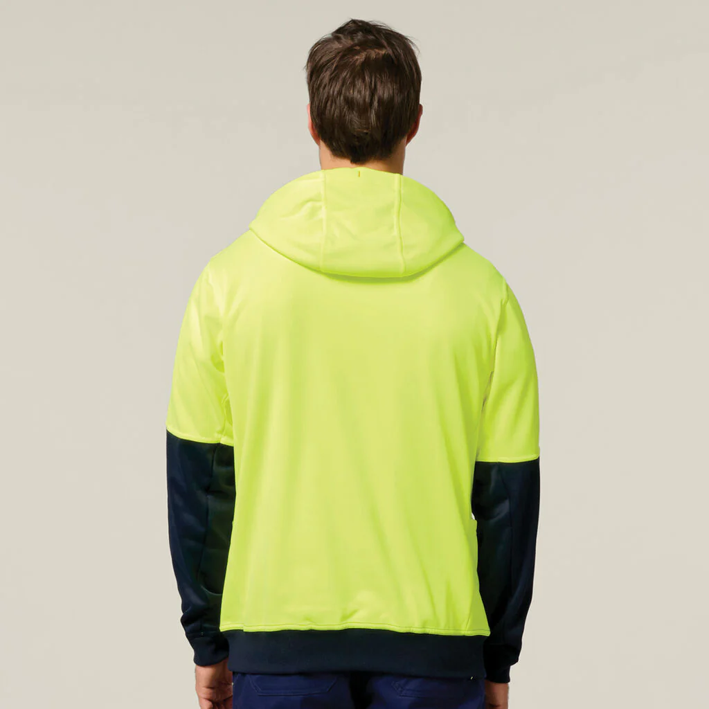 Hard Yakka Hi-vis 2 Tone Fleece Hoodie (Y19325) - Image 6