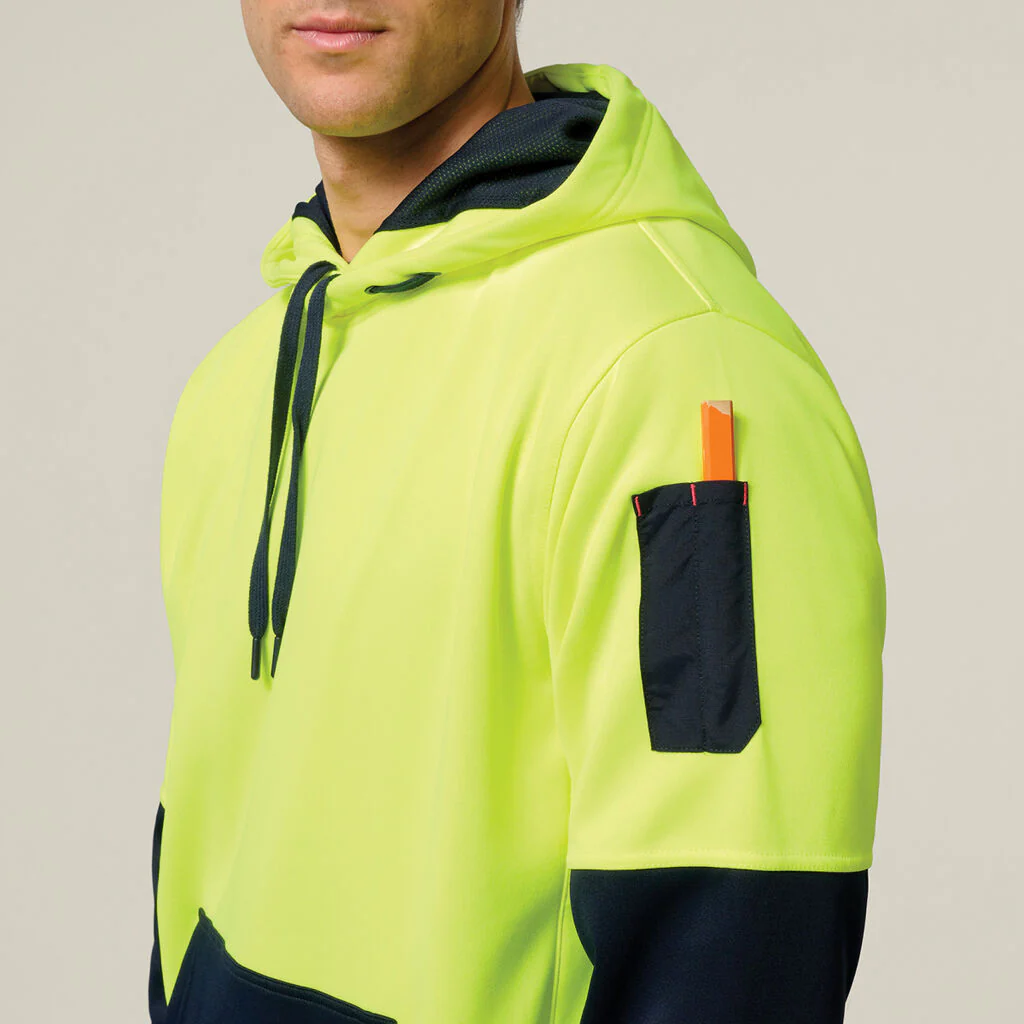 Hard Yakka Hi-vis 2 Tone Fleece Hoodie (Y19325) - Image 7