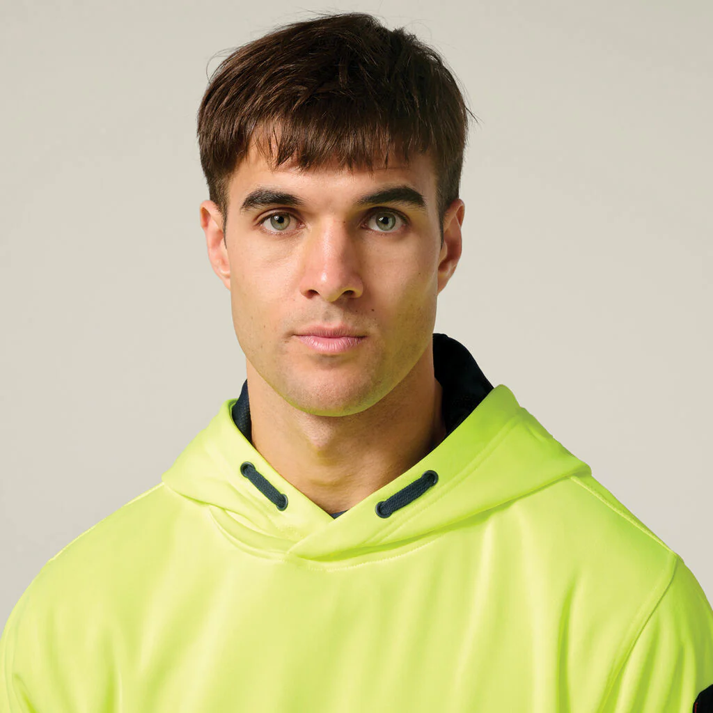 Hard Yakka Hi-vis 2 Tone Fleece Hoodie (Y19325) - Image 9