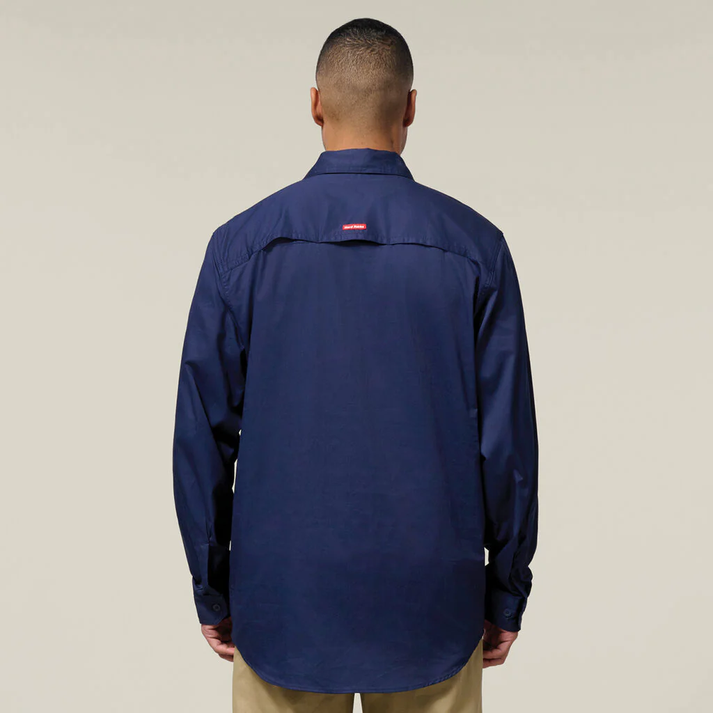 Hard Yakka Core Long Sleeve Lightweight Vented Cotton Shirt (Y04630) - Image 4