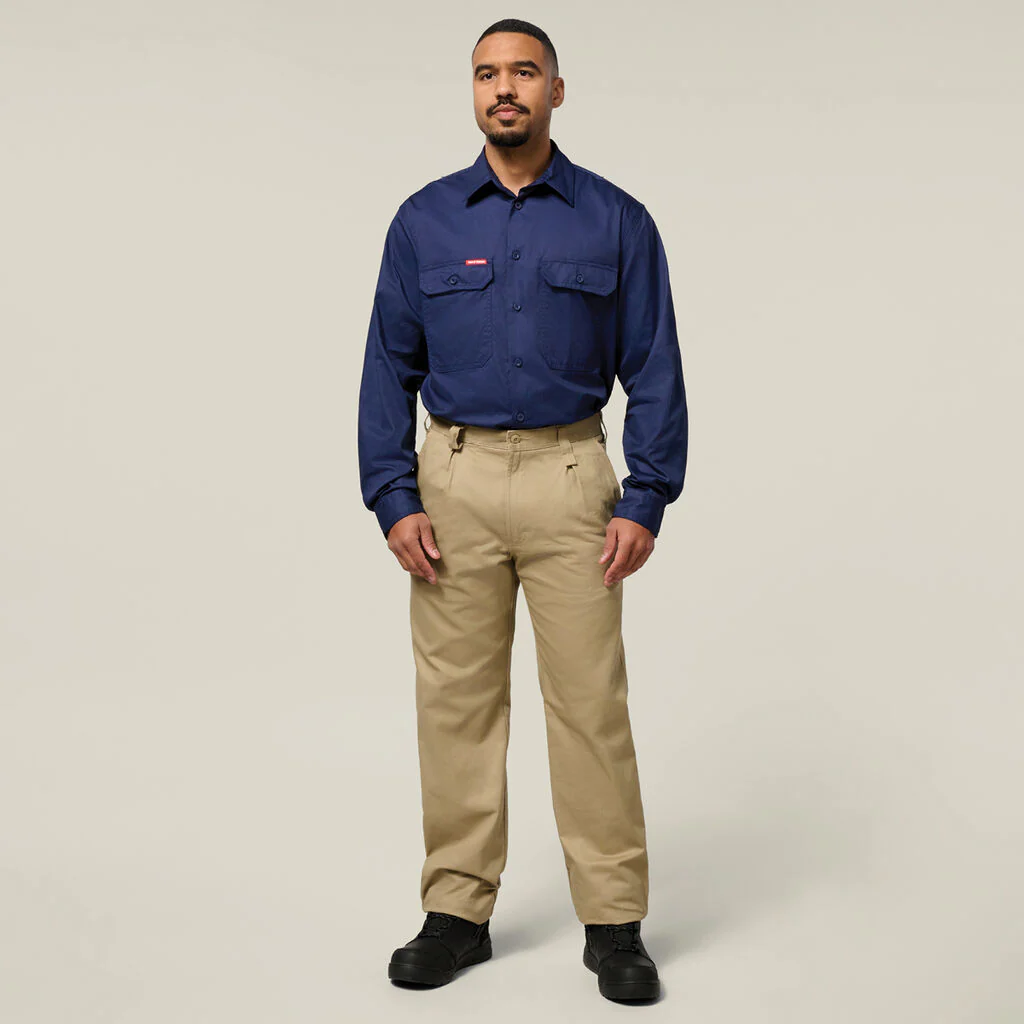 Hard Yakka Core Long Sleeve Lightweight Vented Cotton Shirt (Y04630) - Image 8