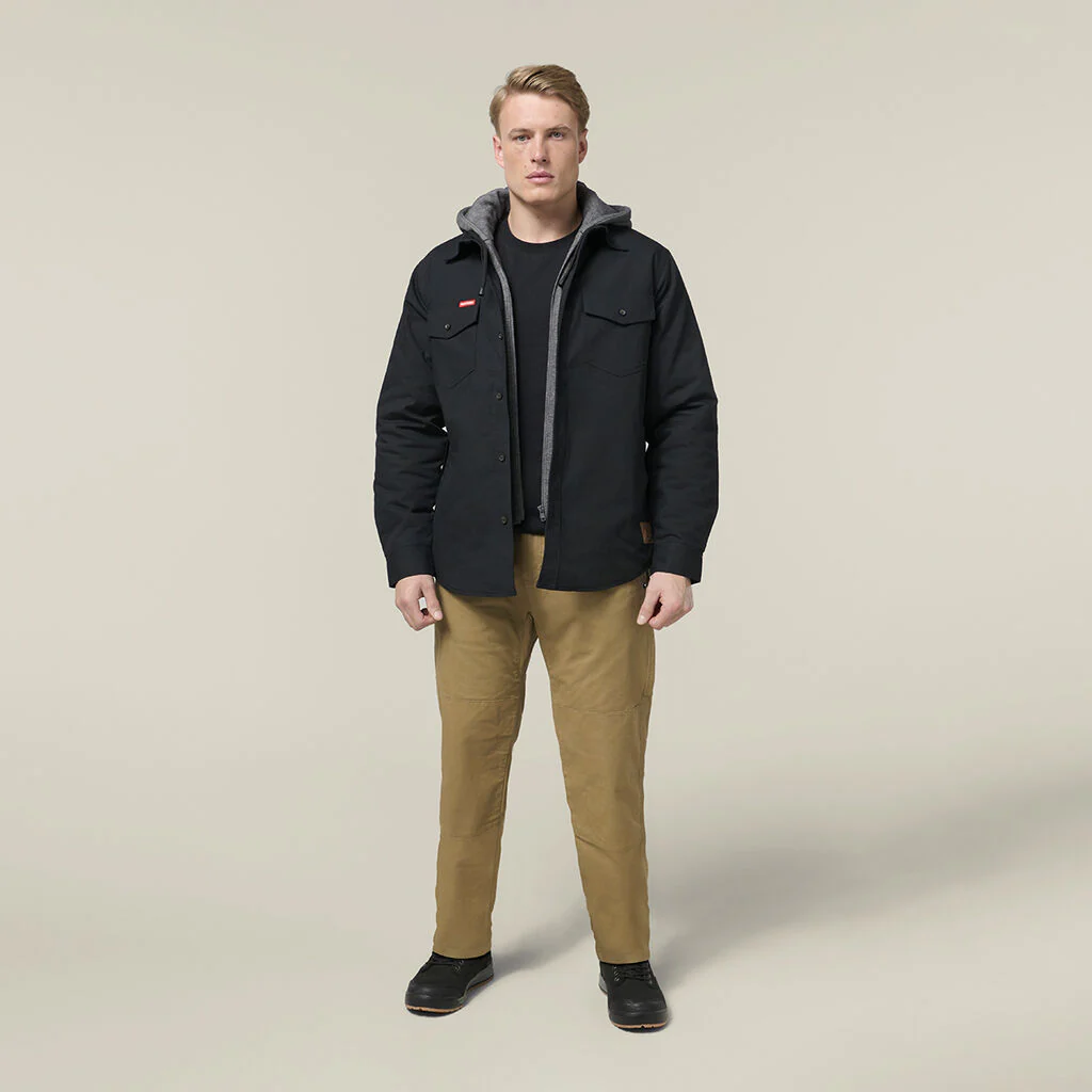 Hard Yakka Quilted Solid Shacket (Y06691) - Image 11