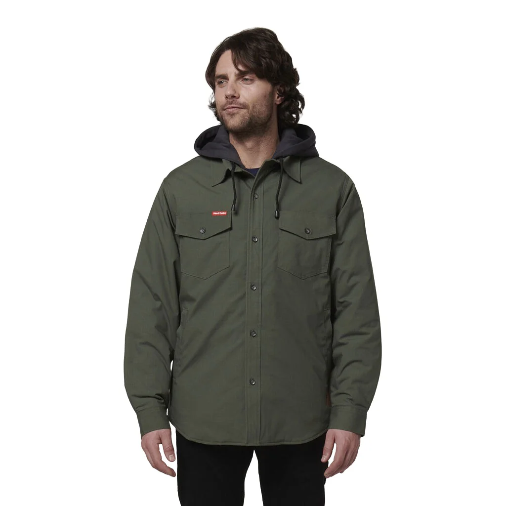 Hard Yakka Quilted Solid Shacket (Y06691) - Image 12