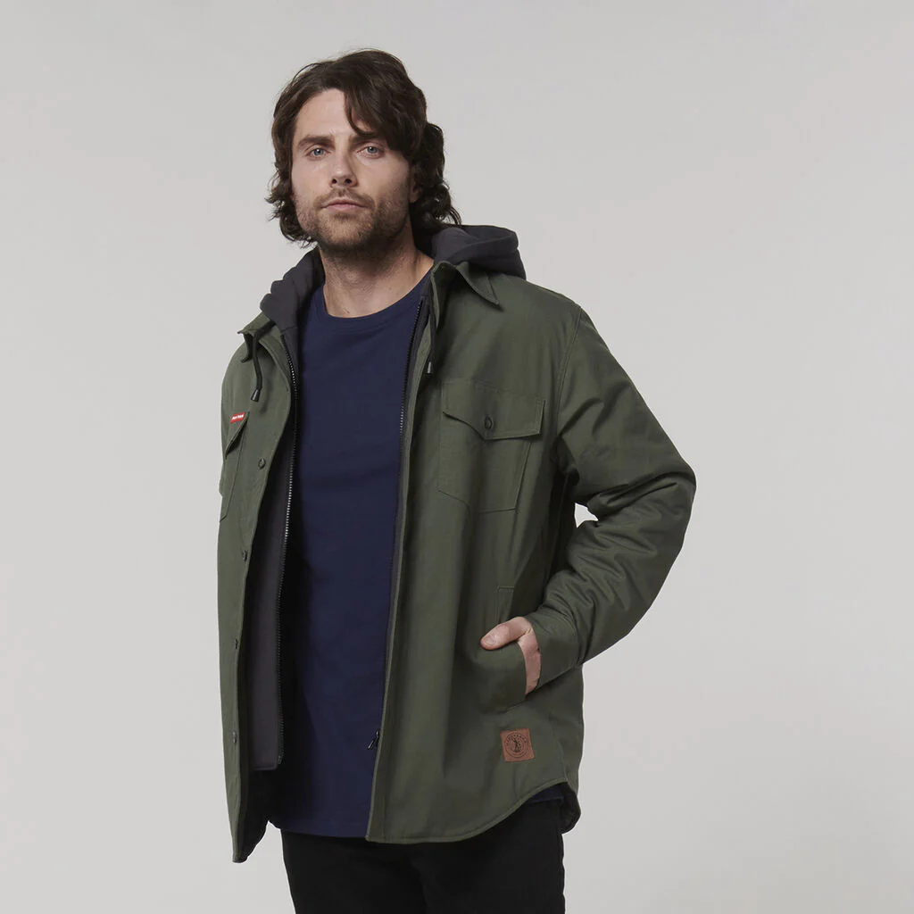 Hard Yakka Quilted Solid Shacket (Y06691) - Image 13