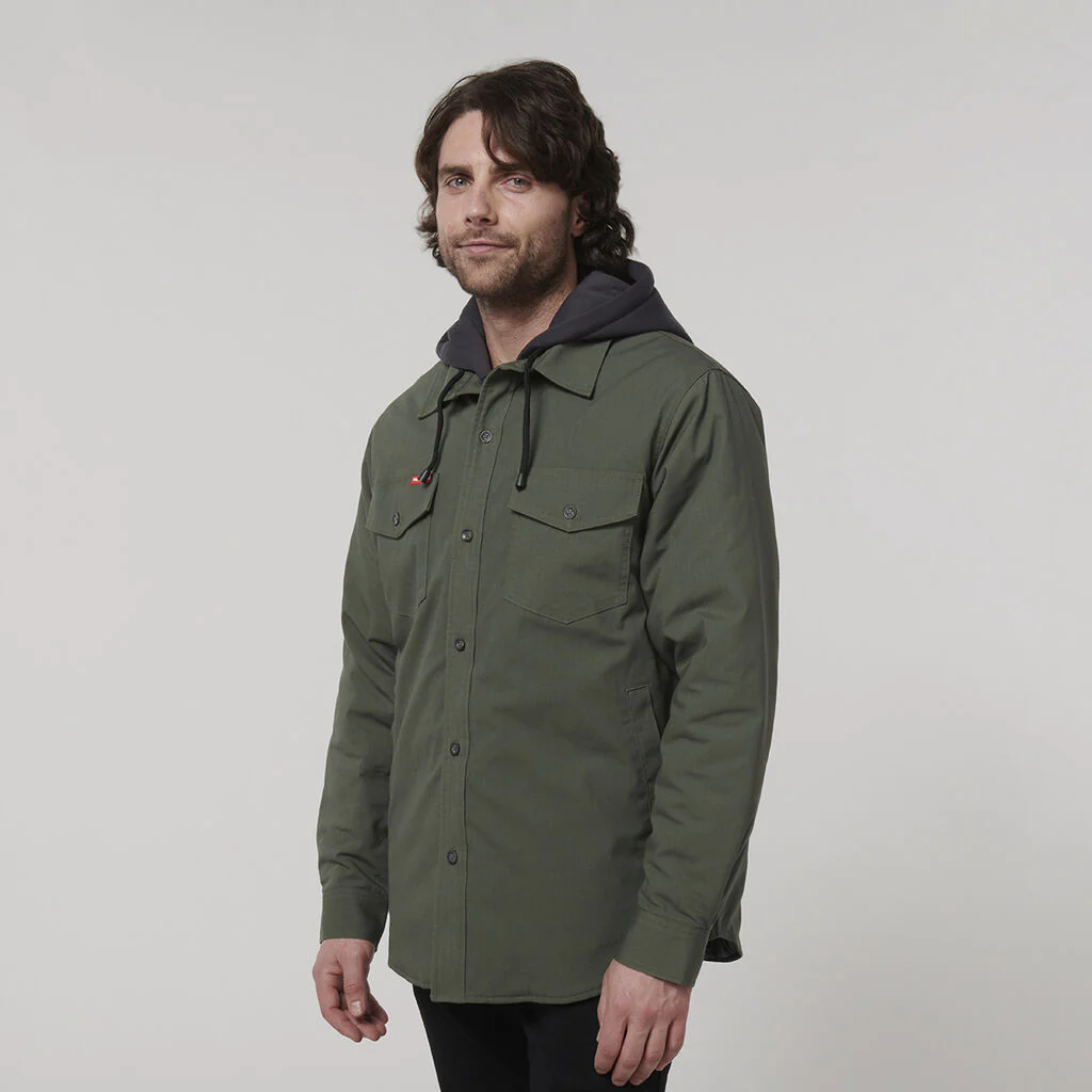 Hard Yakka Quilted Solid Shacket (Y06691) - Image 14