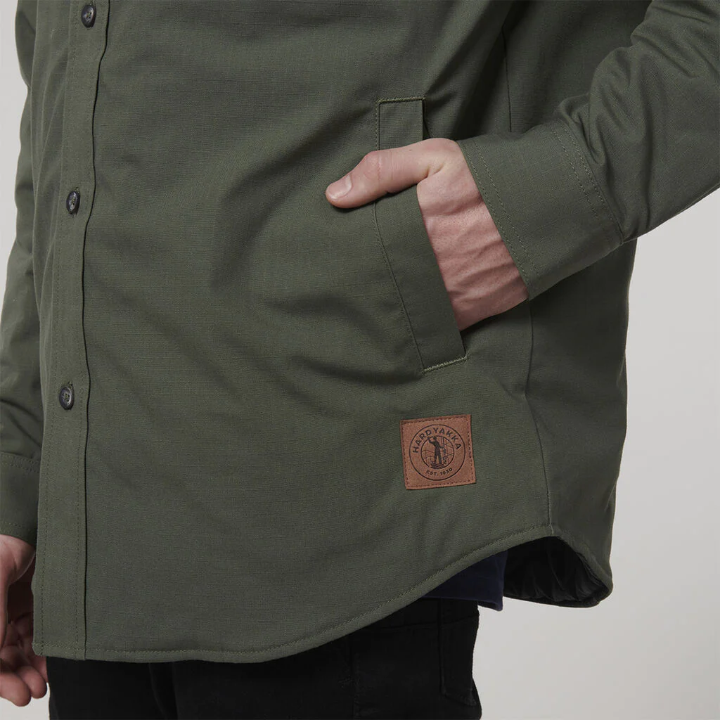 Hard Yakka Quilted Solid Shacket (Y06691) - Image 16
