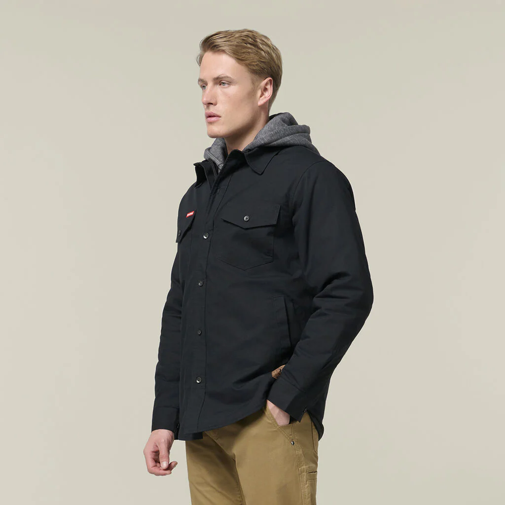 Hard Yakka Quilted Solid Shacket (Y06691) - Image 4