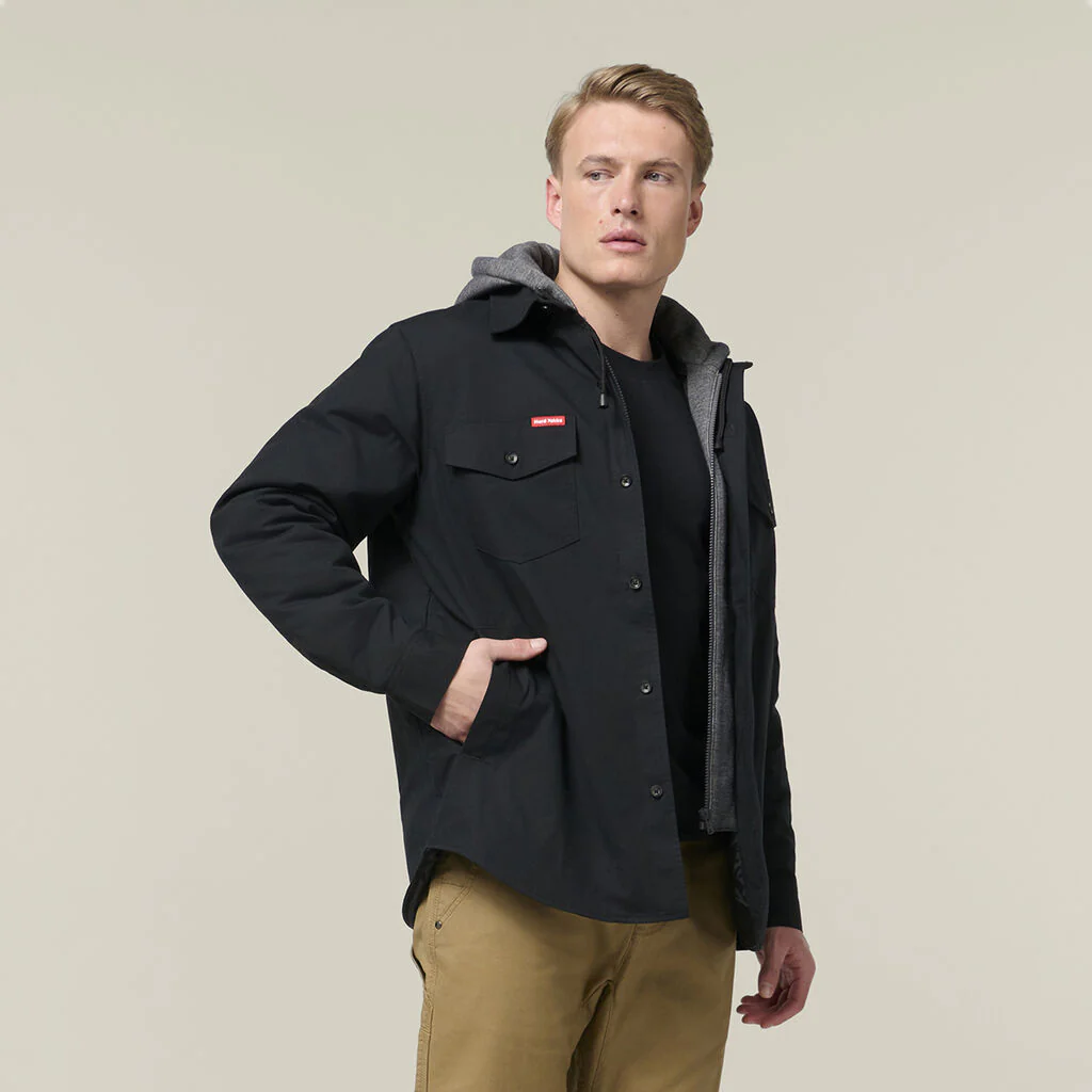 Hard Yakka Quilted Solid Shacket (Y06691) - Image 5