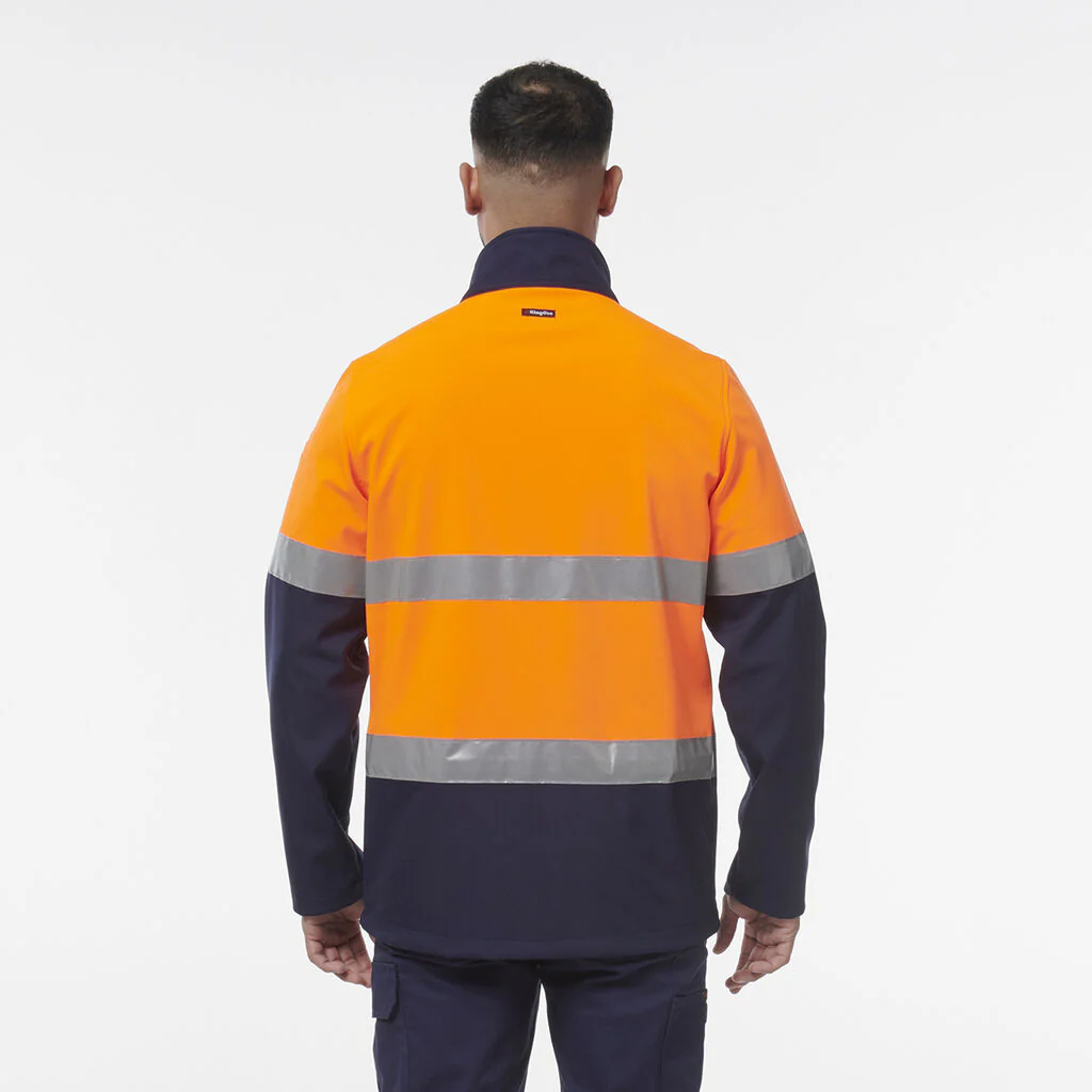 King Gee Reflective Spliced Softshell Jacket (K55034) - Image 4