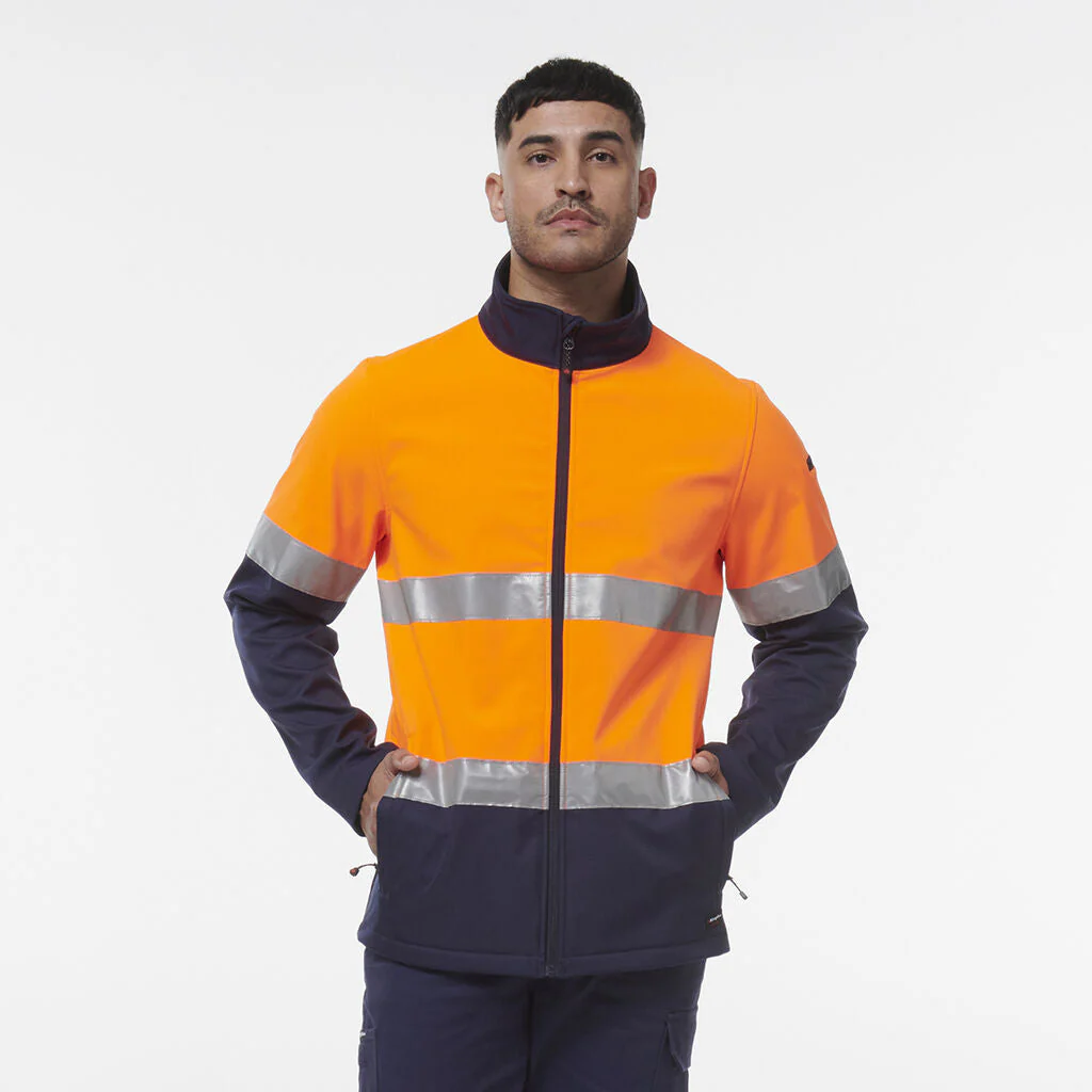 King Gee Reflective Spliced Softshell Jacket (K55034) - Image 5