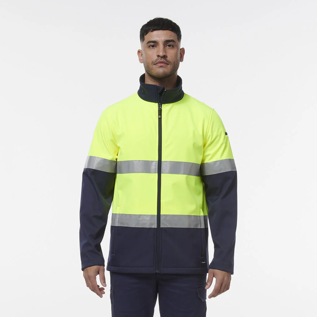 King Gee Reflective Spliced Softshell Jacket (K55034) - Image 6