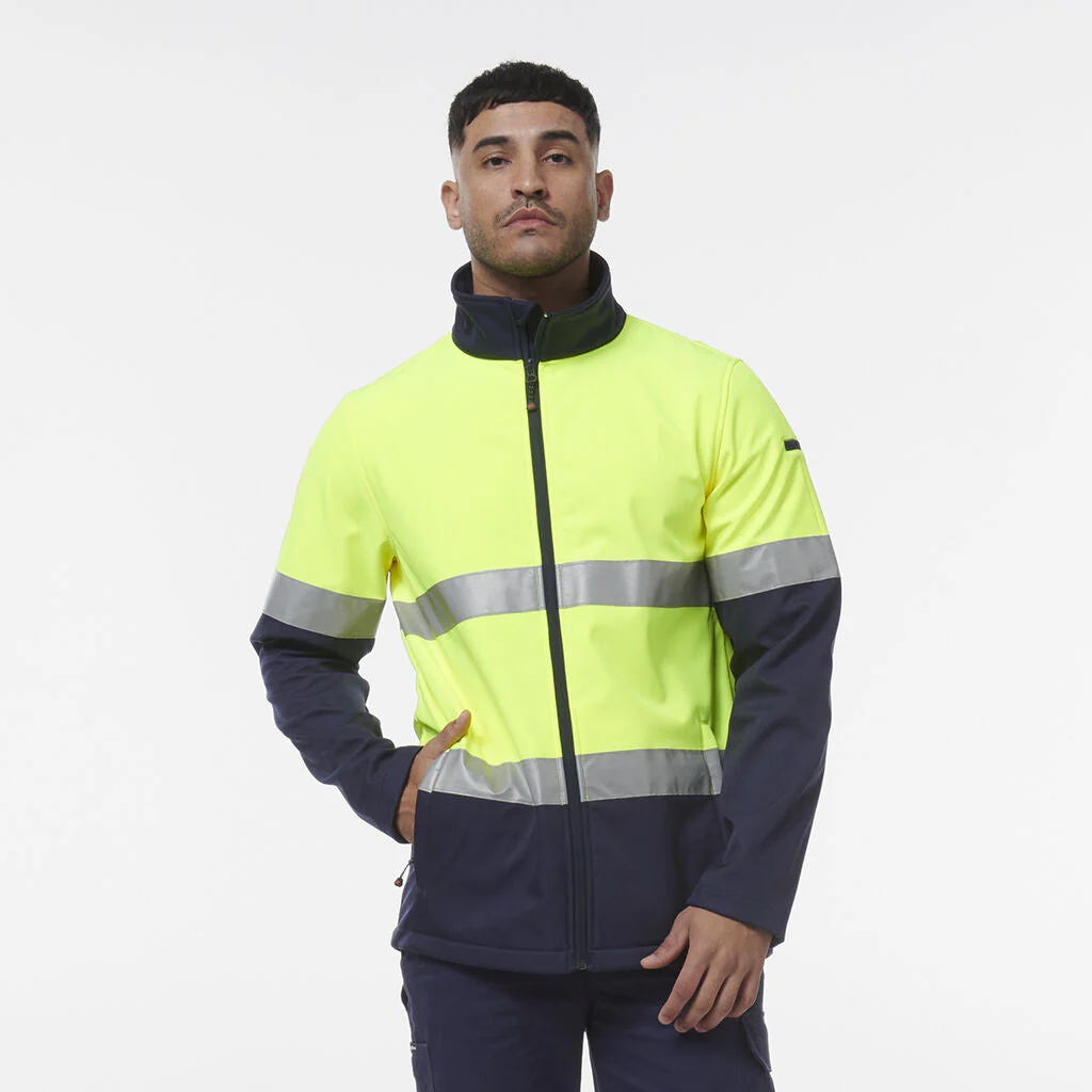 King Gee Reflective Spliced Softshell Jacket (K55034) - Image 7