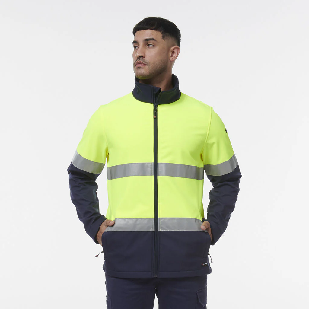 King Gee Reflective Spliced Softshell Jacket (K55034) - Image 8