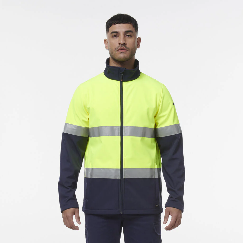 King Gee Reflective Spliced Softshell Jacket (K55034) - Image 9