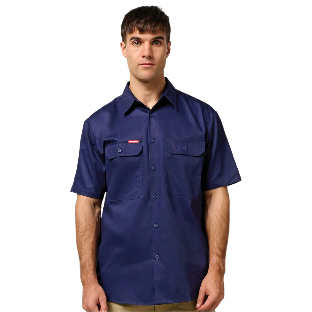 Hard Yakka Core Short Sleeve Lightweight Vented Cotton Shirt (Y04625) - Image 3