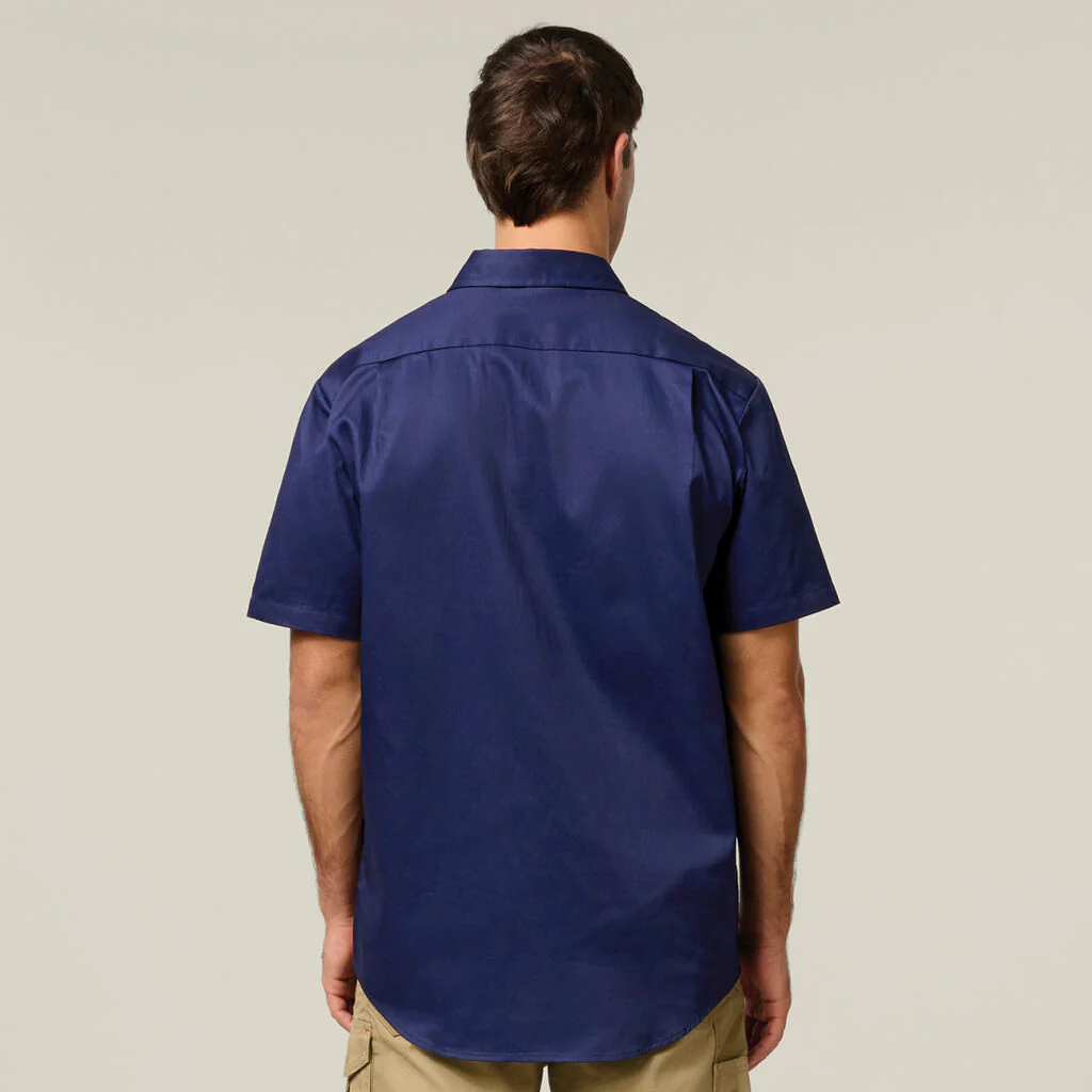 Hard Yakka Core Short Sleeve Lightweight Vented Cotton Shirt (Y04625) - Image 5