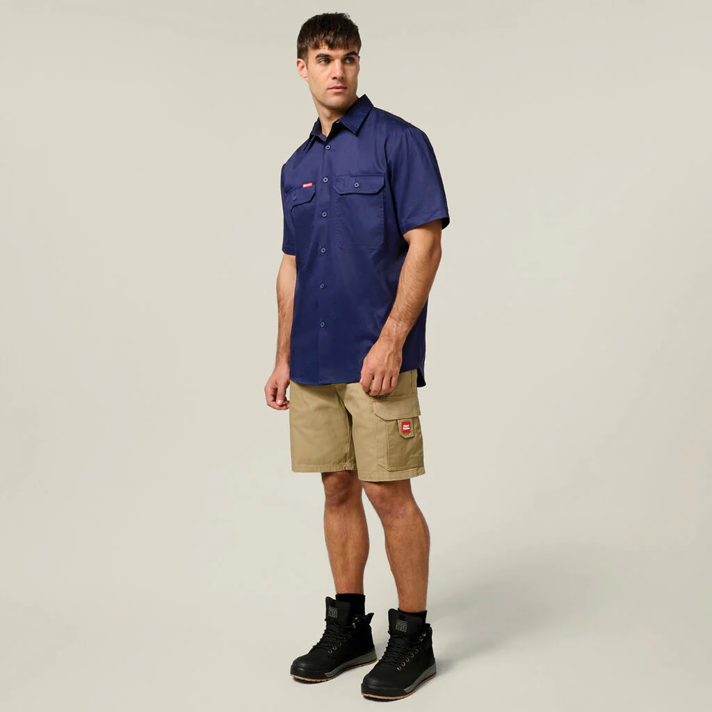 Hard Yakka Core Short Sleeve Lightweight Vented Cotton Shirt (Y04625) - Image 7