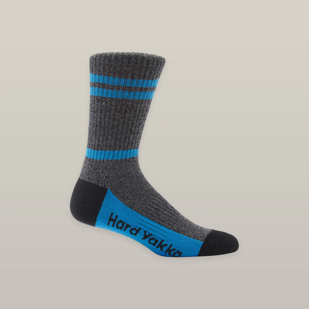 Hard Yakka Women's 3 Pack Crew Sock (Y08606) - Image 2