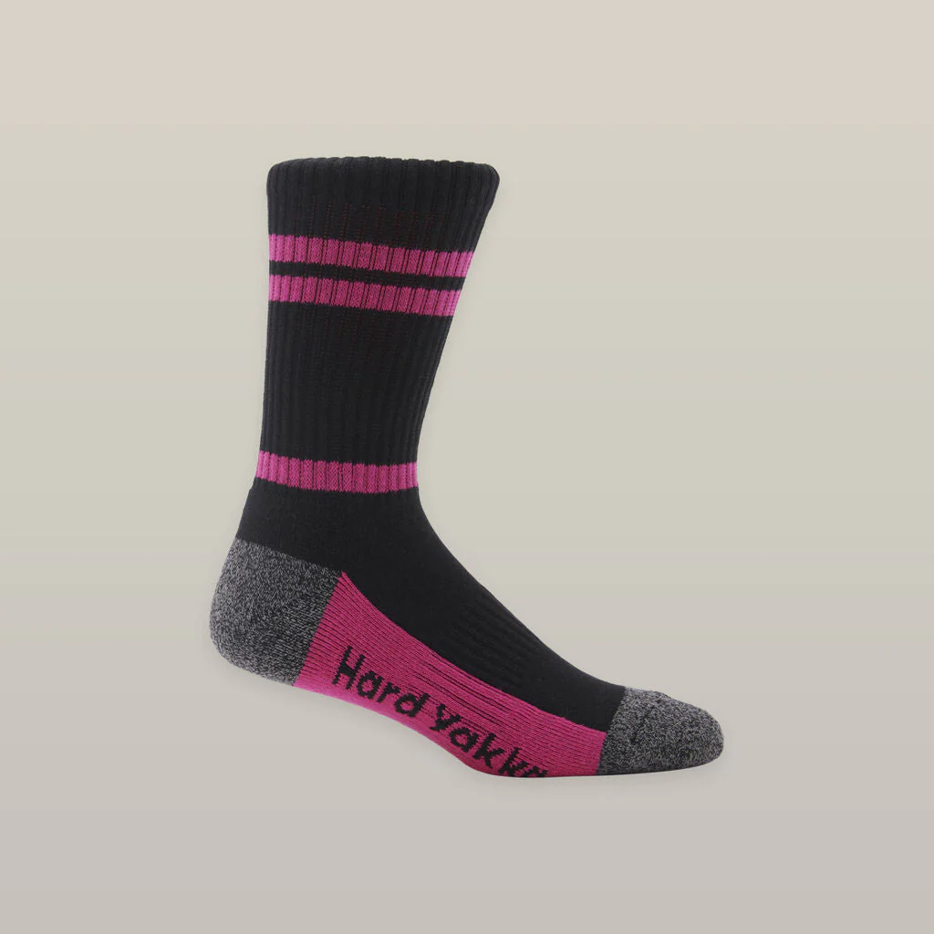 Hard Yakka Women's 3 Pack Crew Sock (Y08606) - Image 5